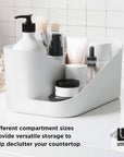 Umbra Glam Makeup Organiser White - BATHROOM - Makeup Storage - Soko and Co