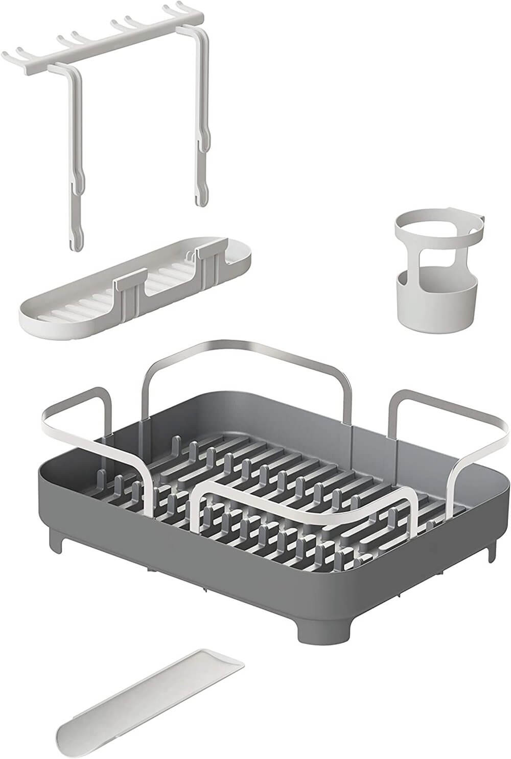 Umbra Holster Deluxe Dish Rack Charcoal Grey - KITCHEN - Dish Racks and Mats - Soko and Co