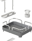 Umbra Holster Deluxe Dish Rack Charcoal Grey - KITCHEN - Dish Racks and Mats - Soko and Co