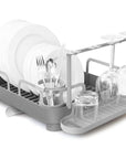 Umbra Holster Deluxe Dish Rack Charcoal Grey - KITCHEN - Dish Racks and Mats - Soko and Co