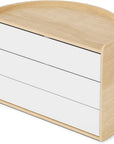 Umbra Moona 3 Drawer Jewellery Box White - WARDROBE - Jewellery Storage - Soko and Co