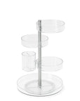 Umbra Pirouette Rotating Makeup Organiser Clear - BATHROOM - Makeup Storage - Soko and Co