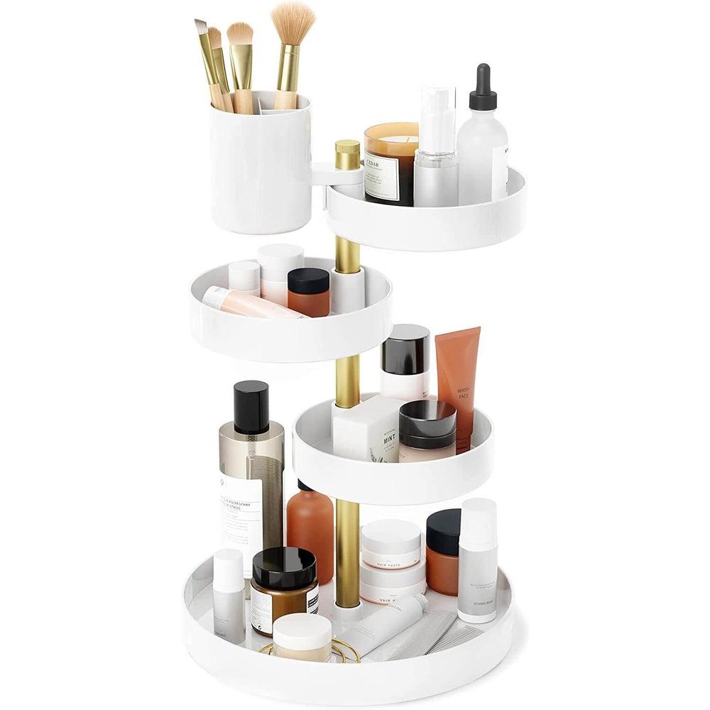 Umbra Pirouette Rotating Makeup Organiser White - BATHROOM - Makeup Storage - Soko and Co