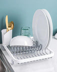 Umbra Sinkin Dish Rack White - KITCHEN - Dish Racks and Mats - Soko and Co