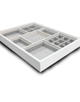 Urburn Large Jewellery Tray for Elfa Drawers White - WARDROBE - Jewellery Storage - Soko and Co