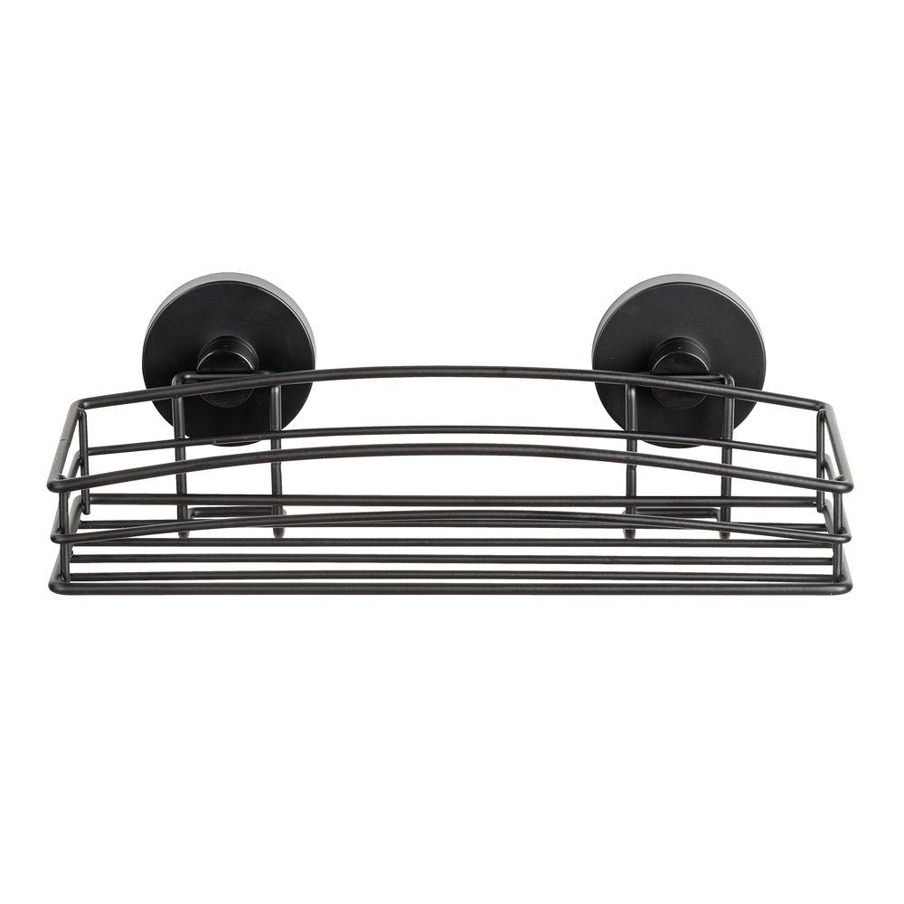 Vac Lock Suction Shower Shelf Matte Black - BATHROOM - Suction - Soko and Co