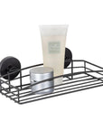 Vac Lock Suction Shower Shelf Matte Black - BATHROOM - Suction - Soko and Co