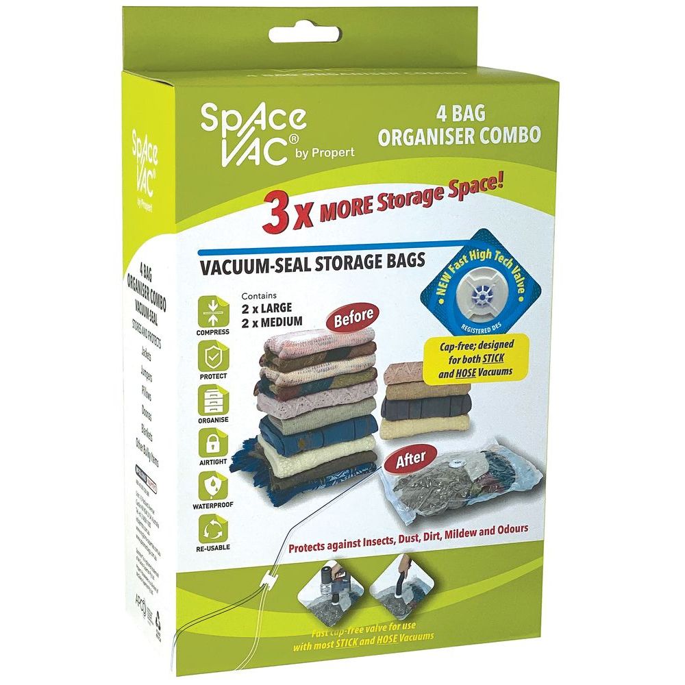 Vacuum Seal Storage Bag Combo 4 Pack - WARDROBE - Storage - Soko and Co