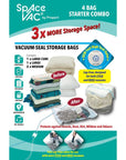 Vacuum Seal Storage Bag Starter Combo 4 Pack - WARDROBE - Storage - Soko and Co