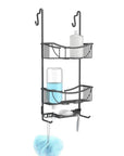 Venus 3 Tier Aluminium Over Door Shower Caddy Matte Black - BATHROOM - Shower Caddies - Soko and Co