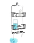 Venus 3 Tier Aluminium Shower Caddy Matte Black - BATHROOM - Shower Caddies - Soko and Co