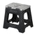 Vigar 32cm Compact Folding Step Stool Black & Grey - LAUNDRY - Ladders - Soko and Co