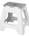 Vigar 40cm 2 Step Folding Step Stool Grey - LAUNDRY - Ladders - Soko and Co