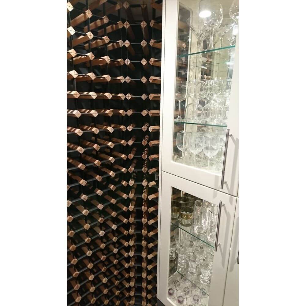 Vino Stack 16 Pocket Mahogany Wine Rack - WINE - Wine Racks - Soko and Co