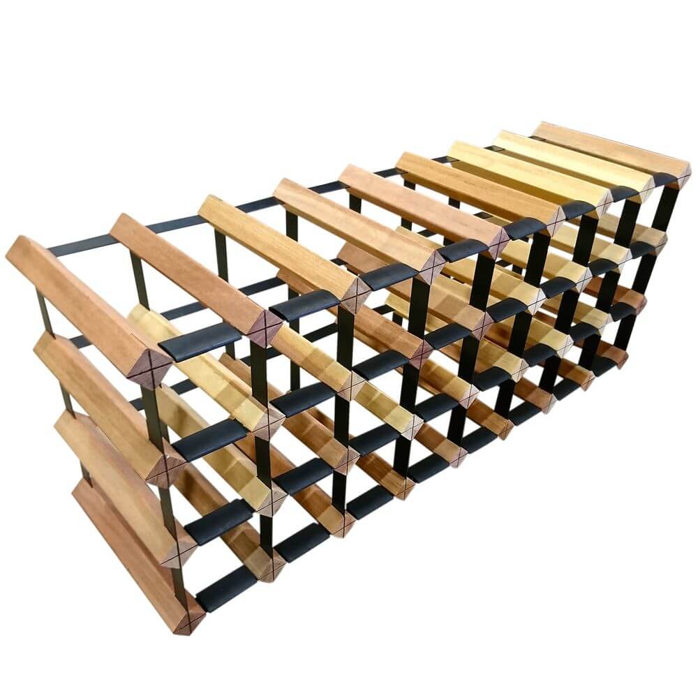 Vino Stack 24 Pocket Mahogany Wine Rack - WINE - Wine Racks - Soko and Co