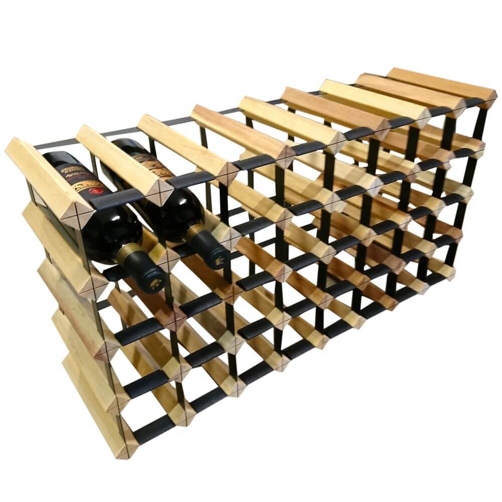 Vino Stack 32 Pocket Mahogany Wine Rack - WINE - Wine Racks - Soko and Co