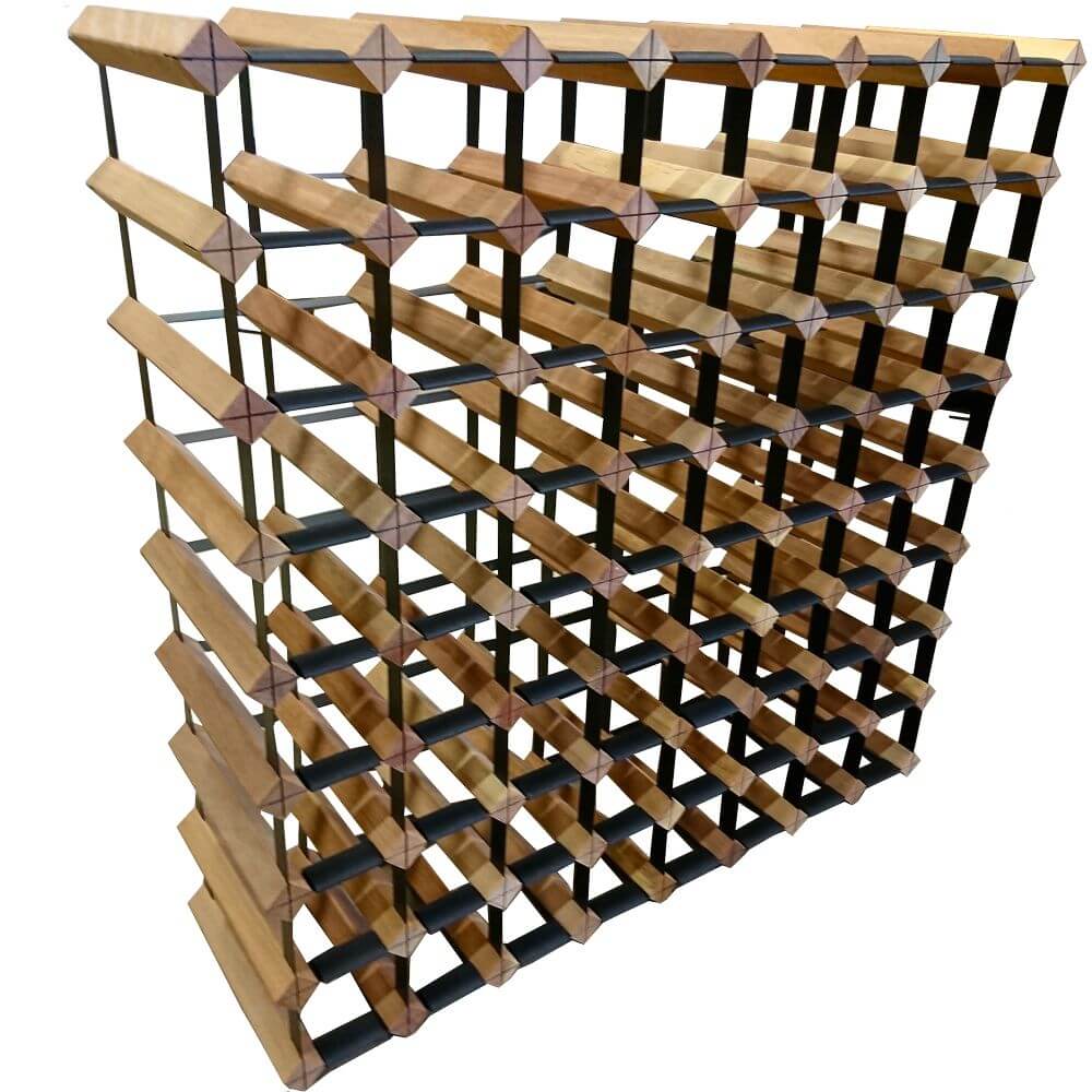 Vino Stack 64 Pocket Mahogany Wine Rack - WINE - Wine Racks - Soko and Co