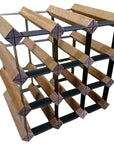 Vino Stack 9 Pocket Mahogany Wine Rack - WINE - Wine Racks - Soko and Co