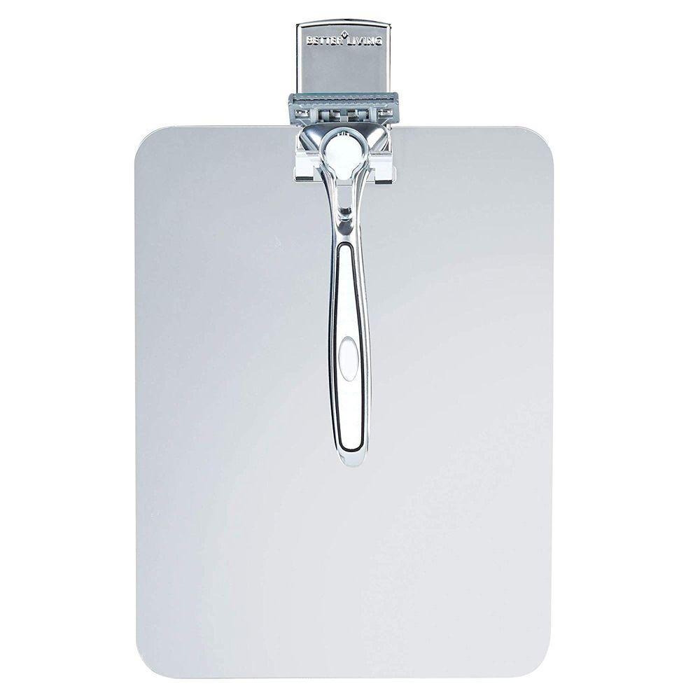 Viso Shower Shaving Mirror with Razor Hook - BATHROOM - Mirrors - Soko and Co