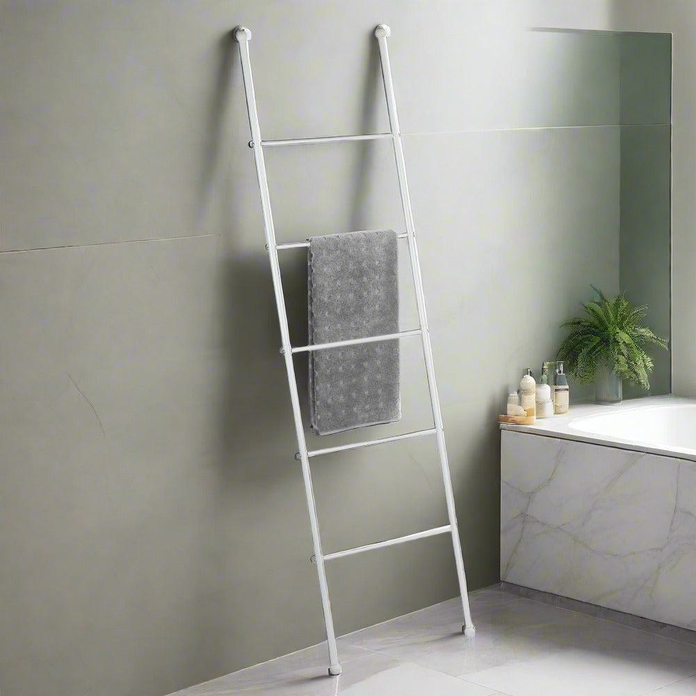 Viva Steel Towel Ladder White - BATHROOM - Towel Racks - Soko and Co