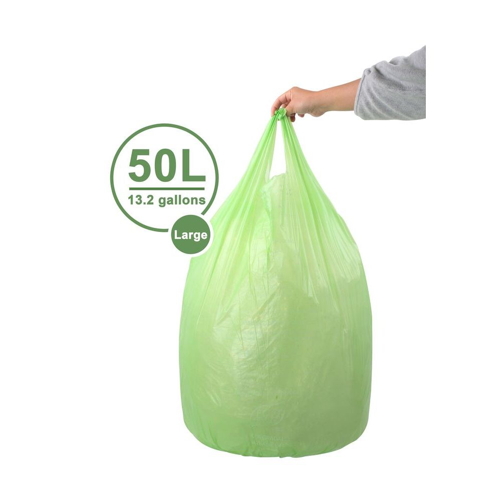 White Magic 50L Biodegradable Bin Liners 10 Pack - KITCHEN - Bin Liners - Soko and Co