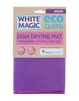 White Magic Microfibre Dish Drying Mat Grape - KITCHEN - Dish Racks and Mats - Soko and Co