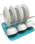 White Magic Microfibre Dish Drying Mat Midnight - KITCHEN - Dish Racks and Mats - Soko and Co