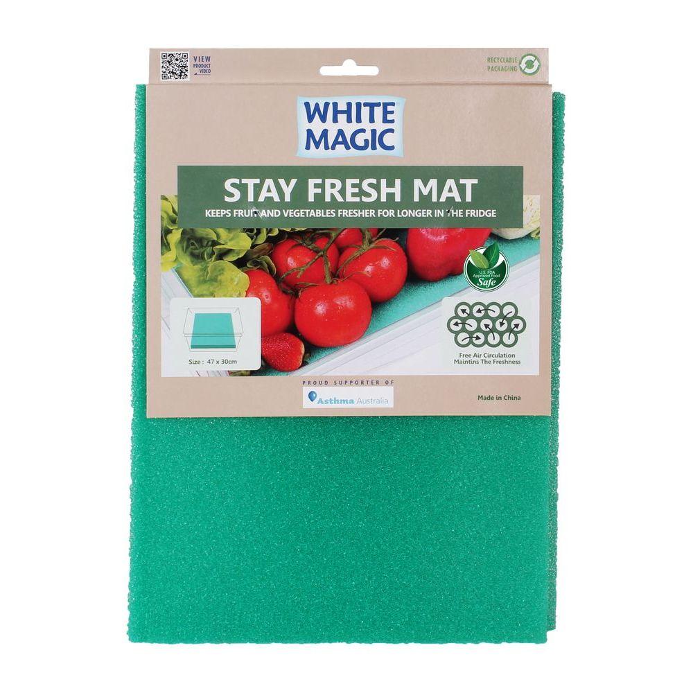 White Magic Stay Fresh Antibacterial Mat - KITCHEN - Fridge and Produce - Soko and Co