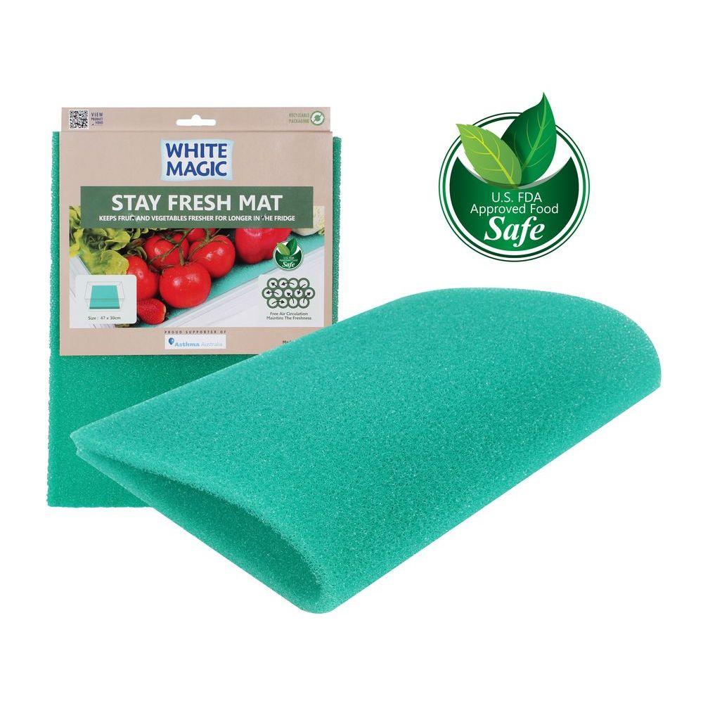 White Magic Stay Fresh Antibacterial Mat - KITCHEN - Fridge and Produce - Soko and Co