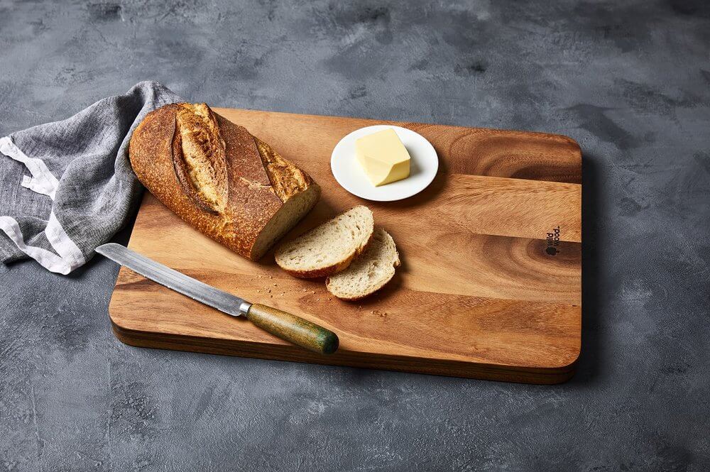 Yass Long Grain Acacia Chopping Board Large - KITCHEN - Bench - Soko and Co