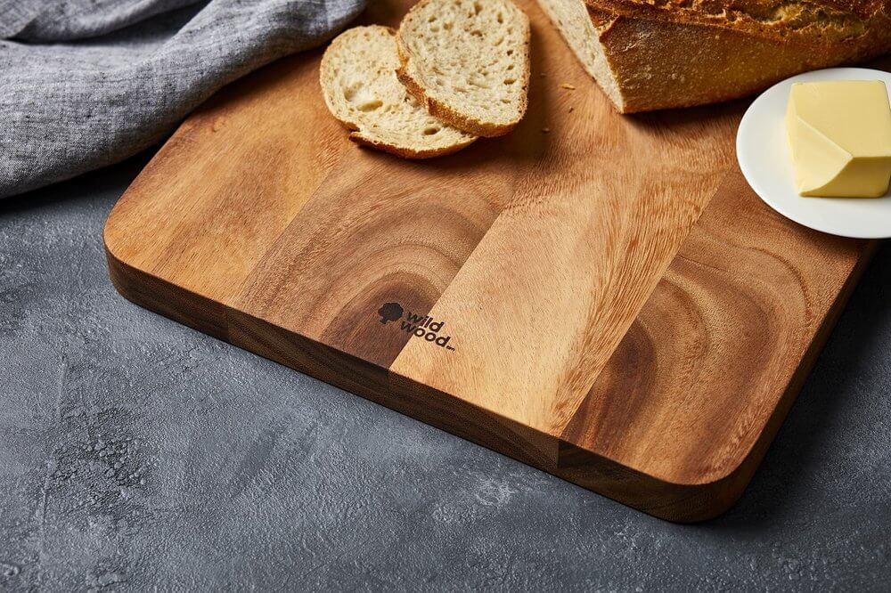 Yass Long Grain Acacia Chopping Board Large - KITCHEN - Bench - Soko and Co